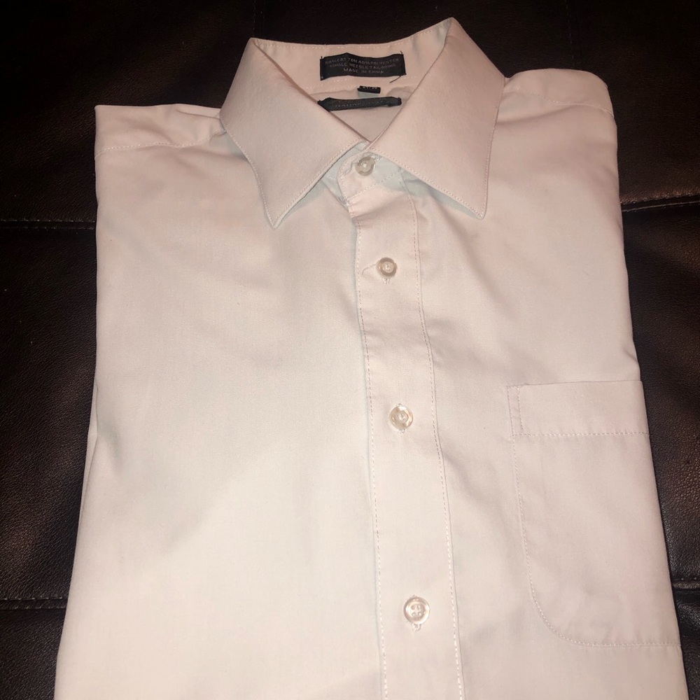 Men’s white button down
